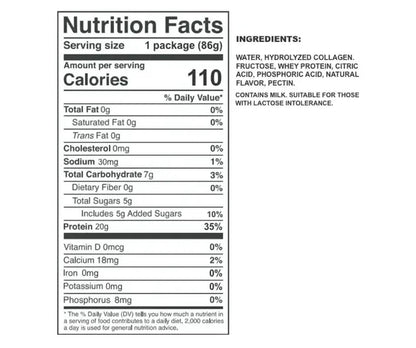 VIDAFUEL Wellness Protein Shot, Citrus Burst, 20g Protein, 12 Pk