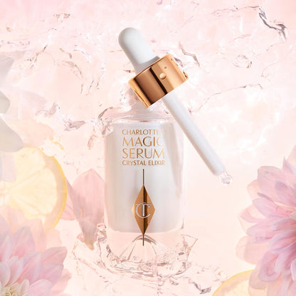 Charlotte Tilbury Magic Serum Crystal Elixir - Skincare Set Essential - Firming Peptide Serum for Face & Neck - Perfect for Gifting & Makeup Pairings