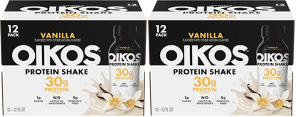 Oikos Protein Shake, Salted Caramel, 30g Protein, 12 fl oz, 12 Count