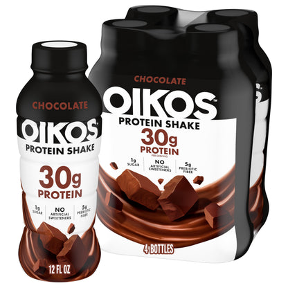Oikos Protein Shake, Salted Caramel, 30g Protein, 12 fl oz, 12 Count