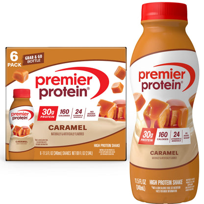 Premier Protein 30g High Protein Shake, Peaches & Cream, 12 Pack