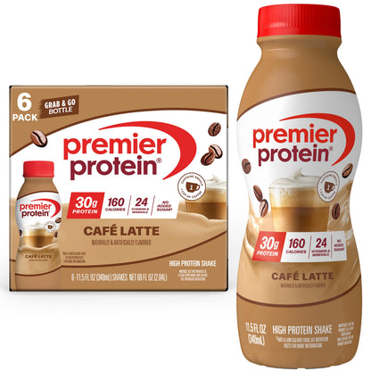 Premier Protein 30g High Protein Shake, Peaches & Cream, 12 Pack